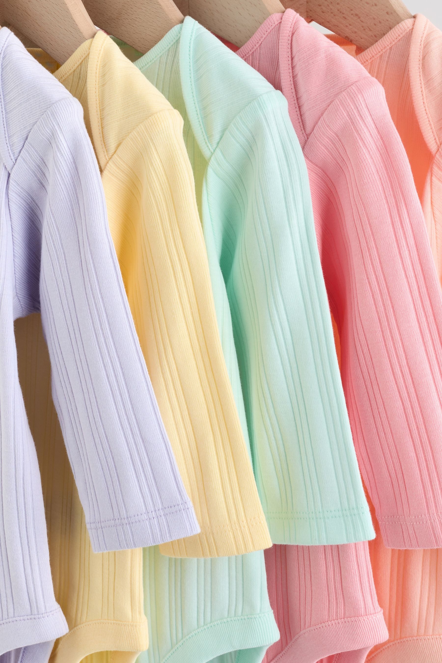 Next Langarmbody Baby-Bodysuits mit langem Arm im 5er-Pack (5-tlg)