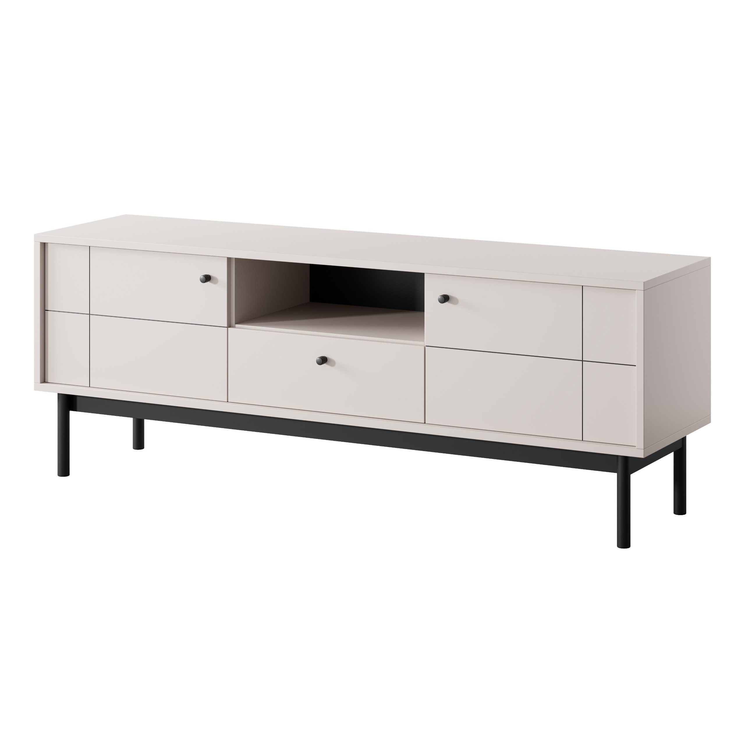 Masseno Lowboard Masseno TV-Schrank GIAPPONESE 153,5x39x56,6 cm gelb