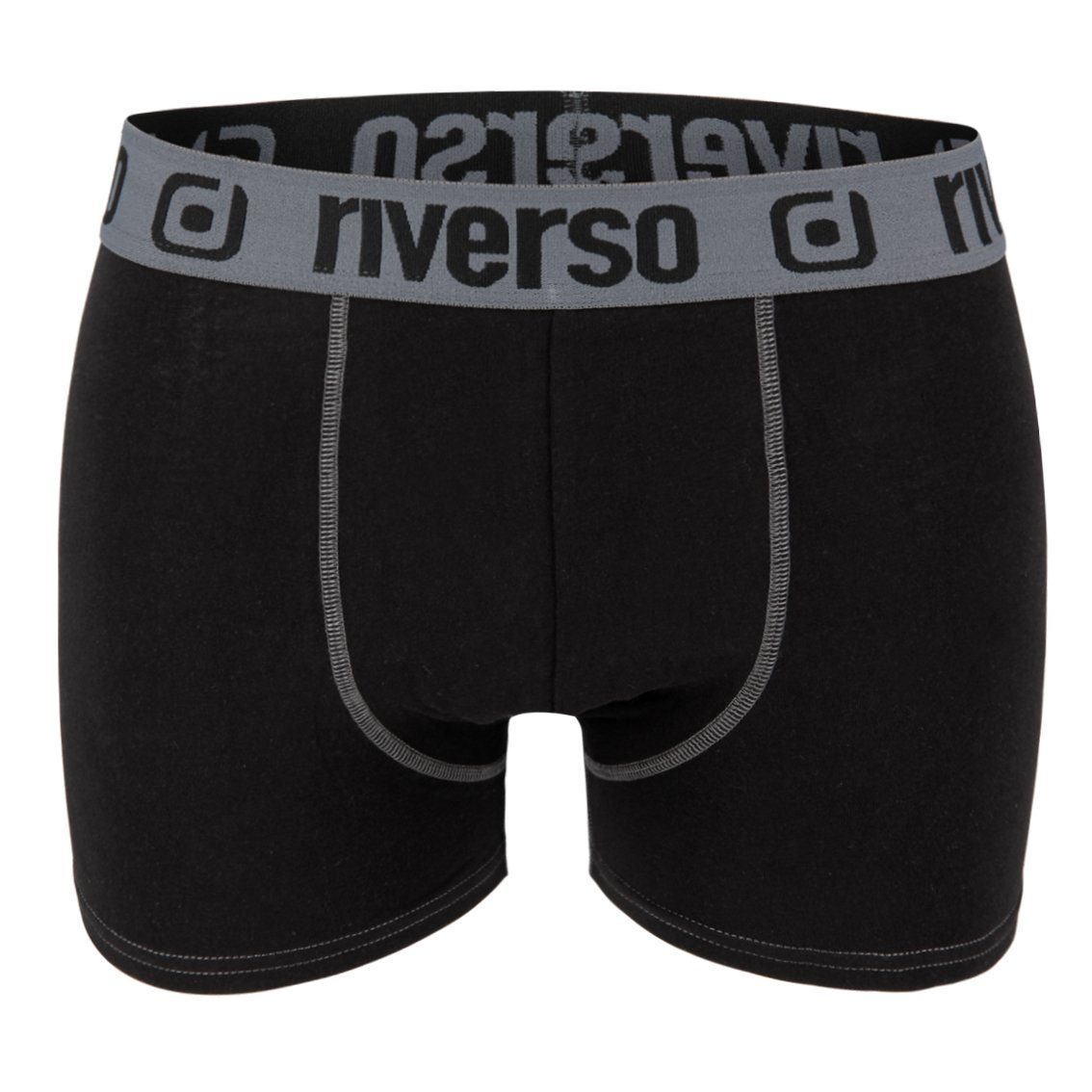 riverso Herren mit 1 Boxershorts Boxer (RVS1BCX6PK1M) Retroshorts Basic RIVJONNY Stretch (Vorteilspack, Unterhosen 6-St) Farbmix