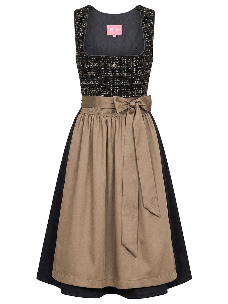 Krüger Madl Dirndl Dirndl Rosvina 70cm Länge schwarz