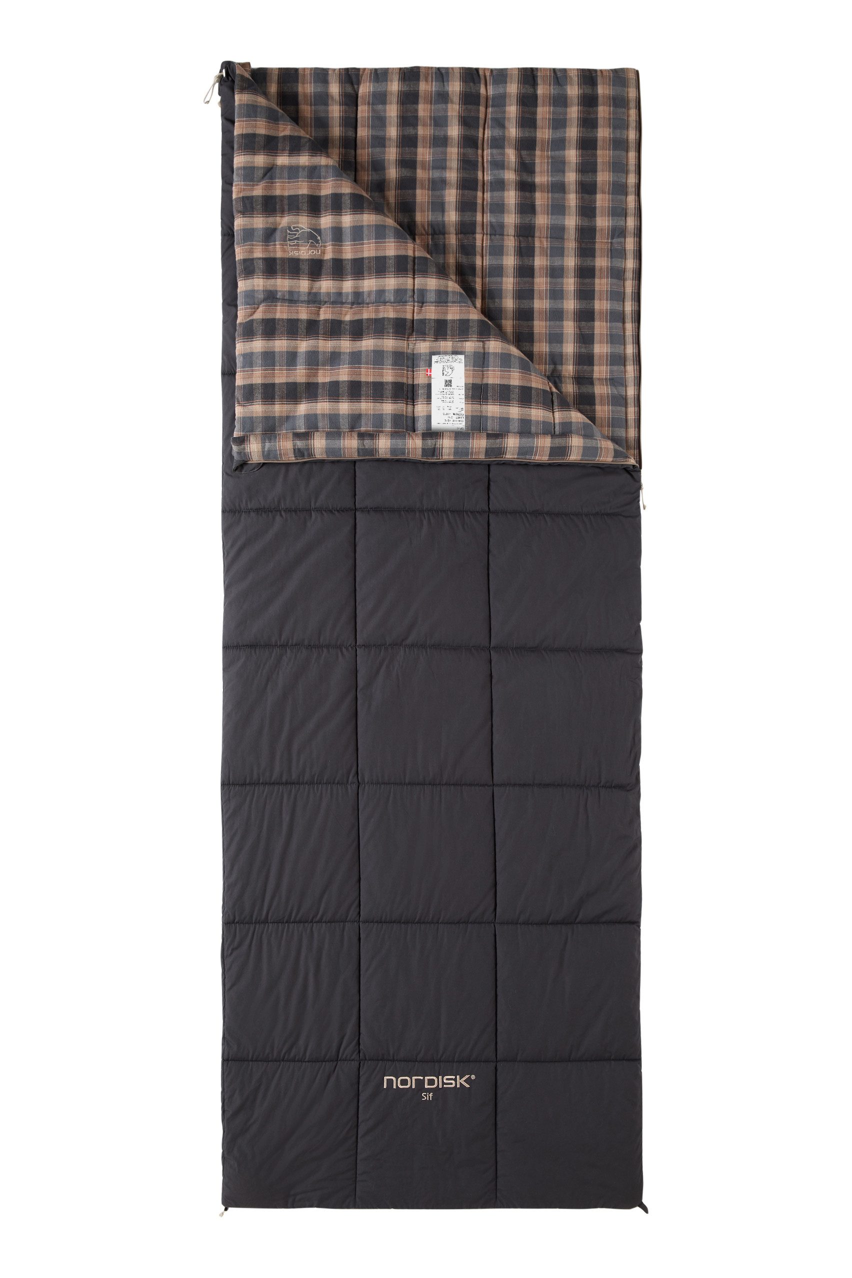 Nordisk Deckenschlafsack SIF ± 0° (1 tlg), 2 Wege Reißverschluss