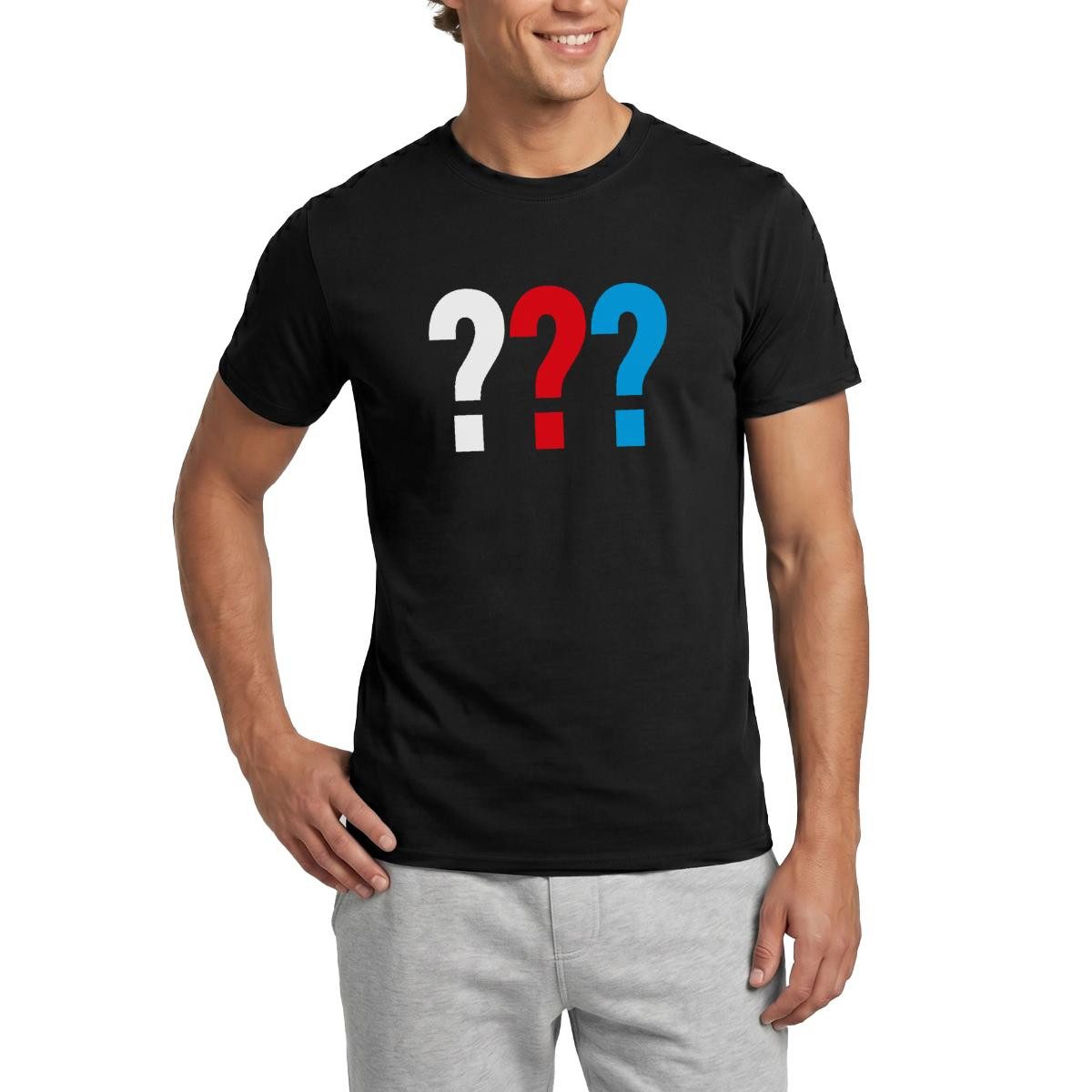 T-Shirt Die Drei Fragezeichen Logo Männer T-Shirt