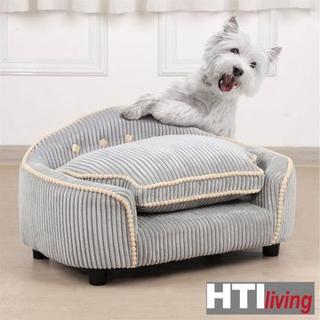 HTI-Living Tierbett Hundesofa Cord Cora, im angesagten Retrostil