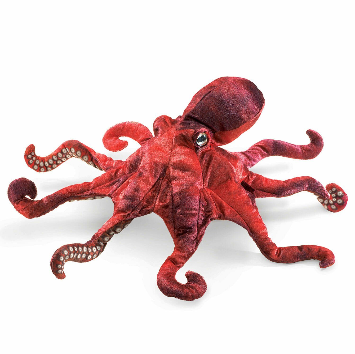 Folkmanis Handpuppen Handpuppe Folkmanis Handpuppe Roter Oktopus Tintenfisch 2974 (Packung)