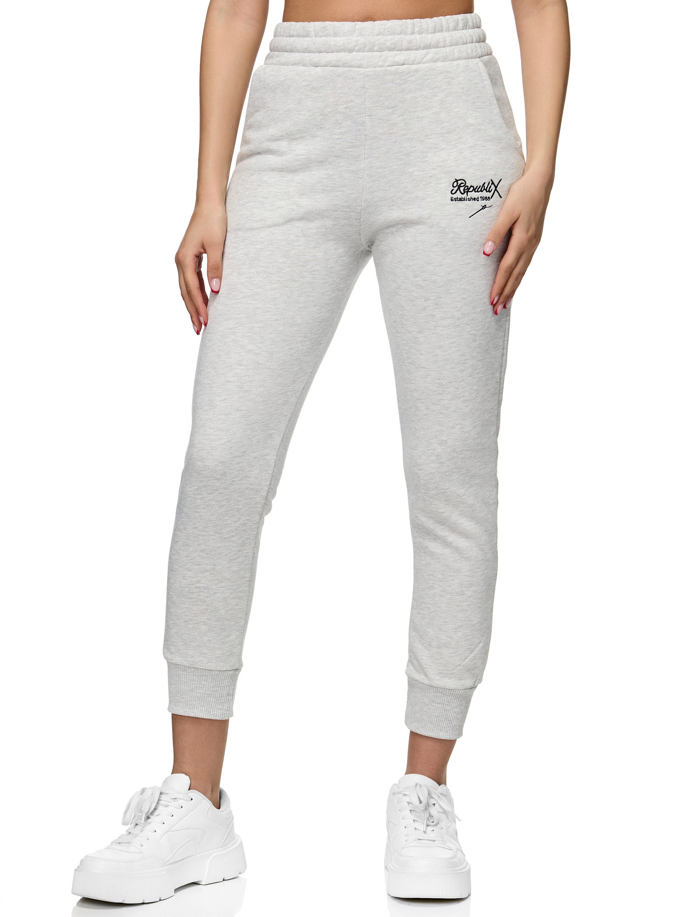 REPUBLIX Jogginghose BREE Damen Jogger Sporthose Jogging Sweat Pants günstig online kaufen