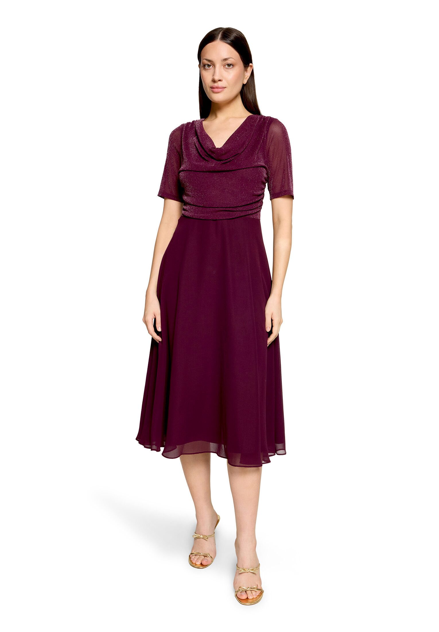 Vera Mont Cocktailkleid Damen im Glitzer-Look