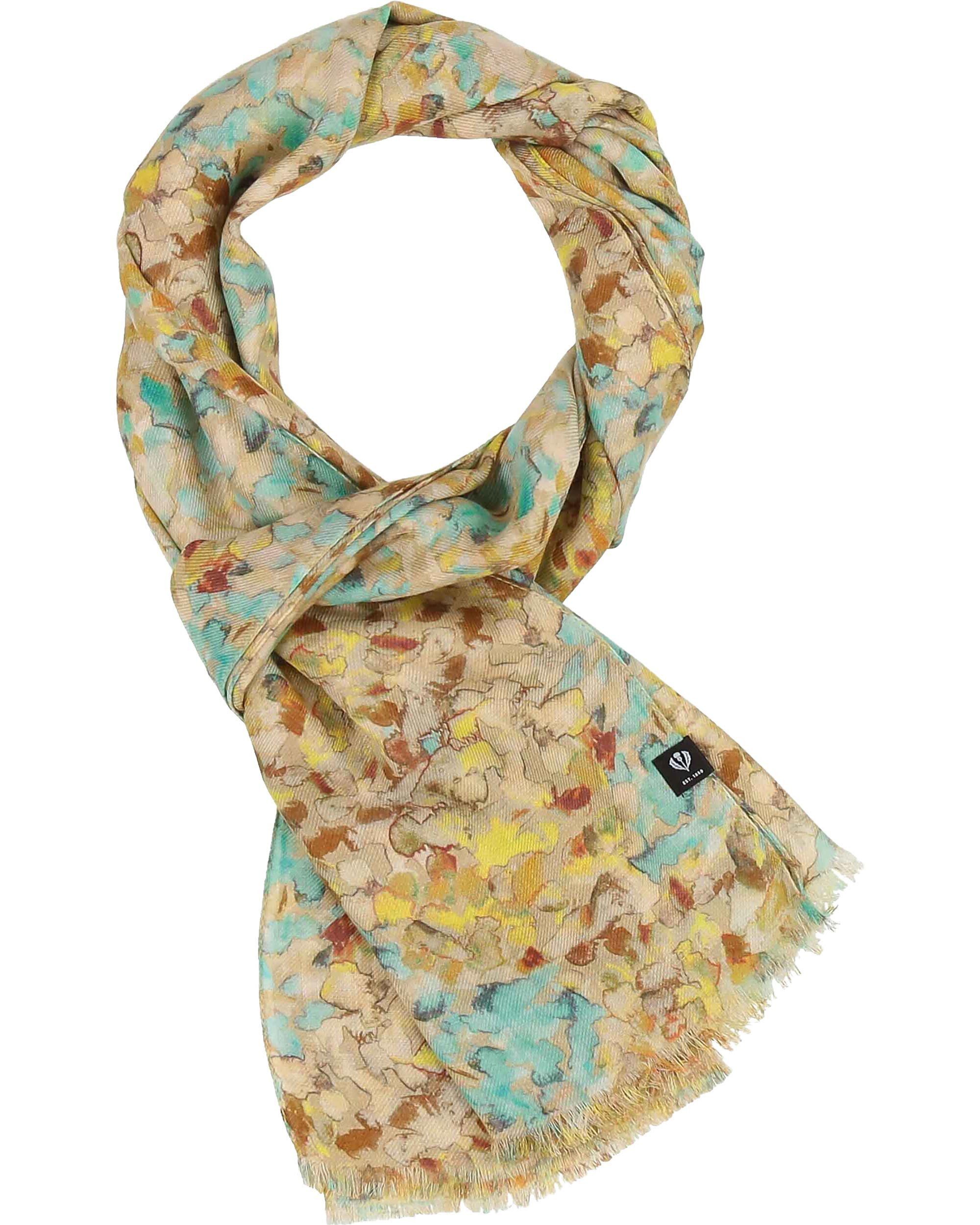 Fraas Modeschal Sustainability Edition - Schal mit Blüten im Aquarell-Design, (keine)