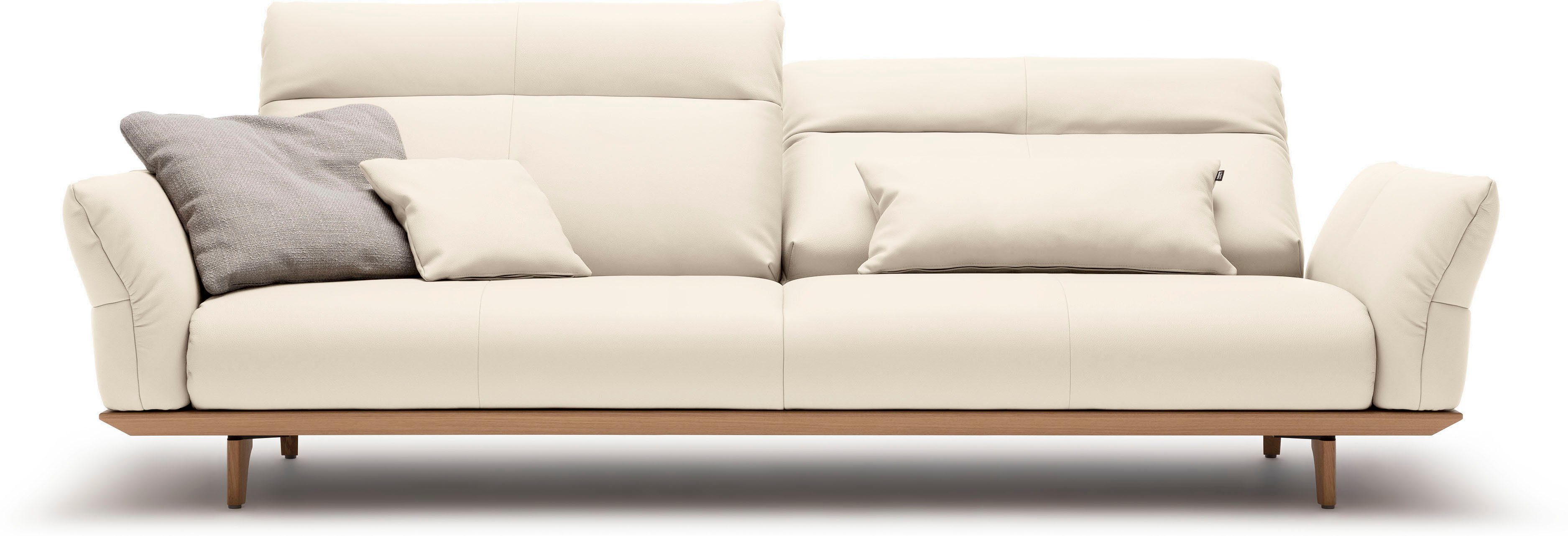 Eiche sofa Eiche, Sockel Breite Füße in natur, 4-Sitzer 248 hülsta hs.460, cm