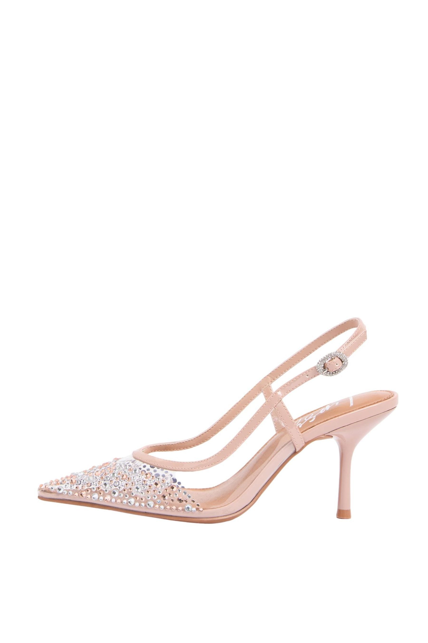 LIPSY Lipsy Stiletto-Pumps, Plexiglas, Strass + Metallic High-Heel-Pumps
