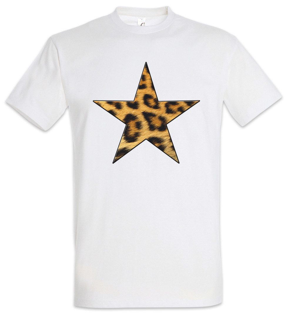 Urban Backwoods Print-Shirt Rockabella Star II Herren T-Shirt Tattoo Nautical Rockabilly Jaguar (1-tlg) Leopard Stern Oldschool Fifties