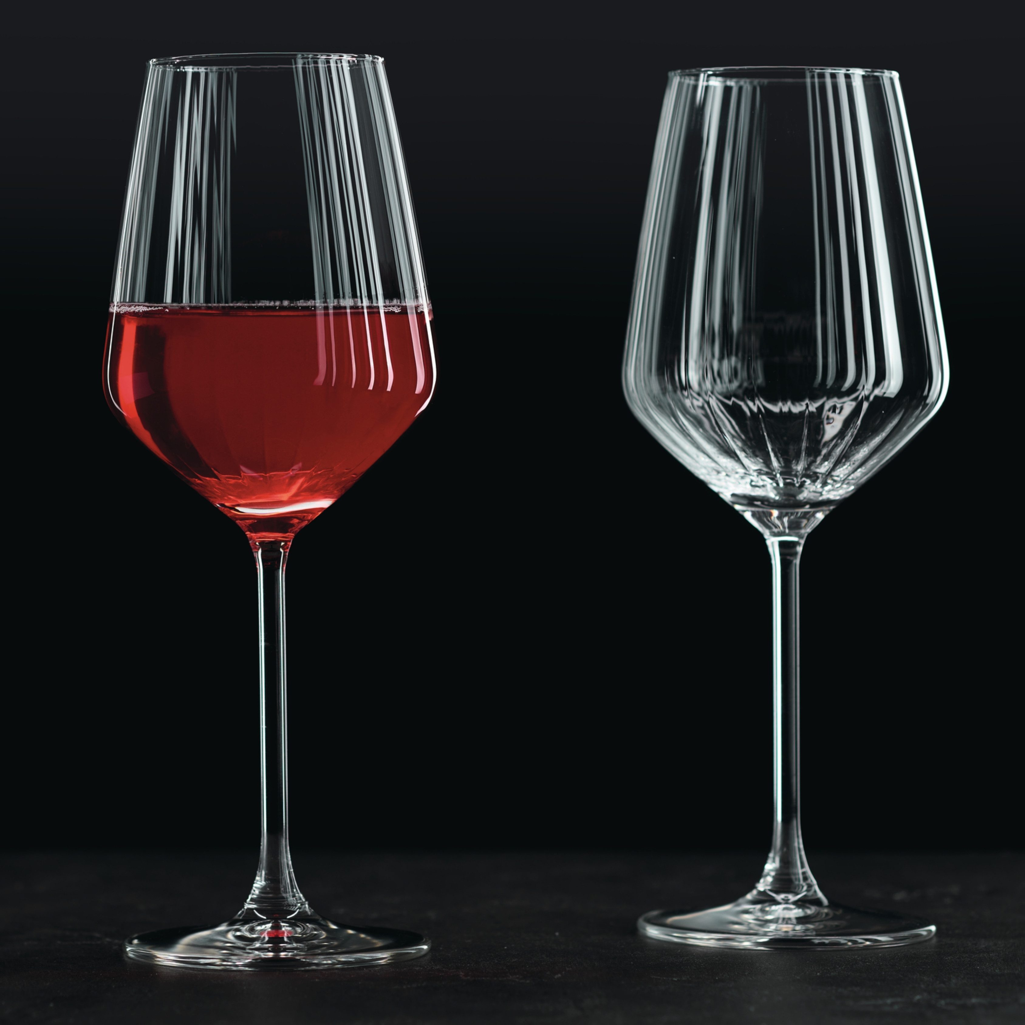 Ritzenhoff & Breker Rotweinglas Jive, 4-tlg., Glas, 4er Set, je 530 ml