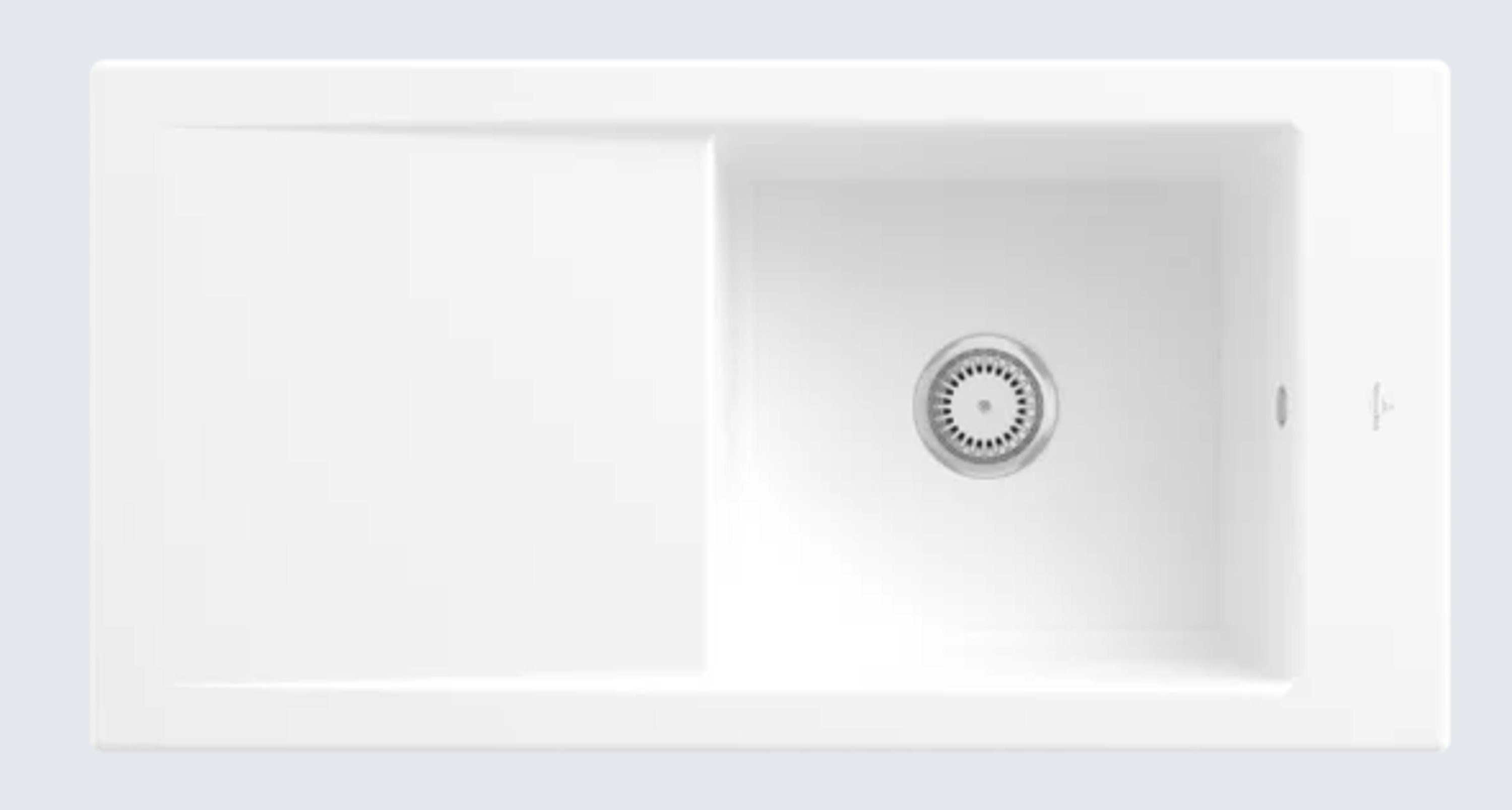 Villeroy & Boch Küchenspüle 6790 01 R1, Rechteckig, 100/22 cm, reversibel