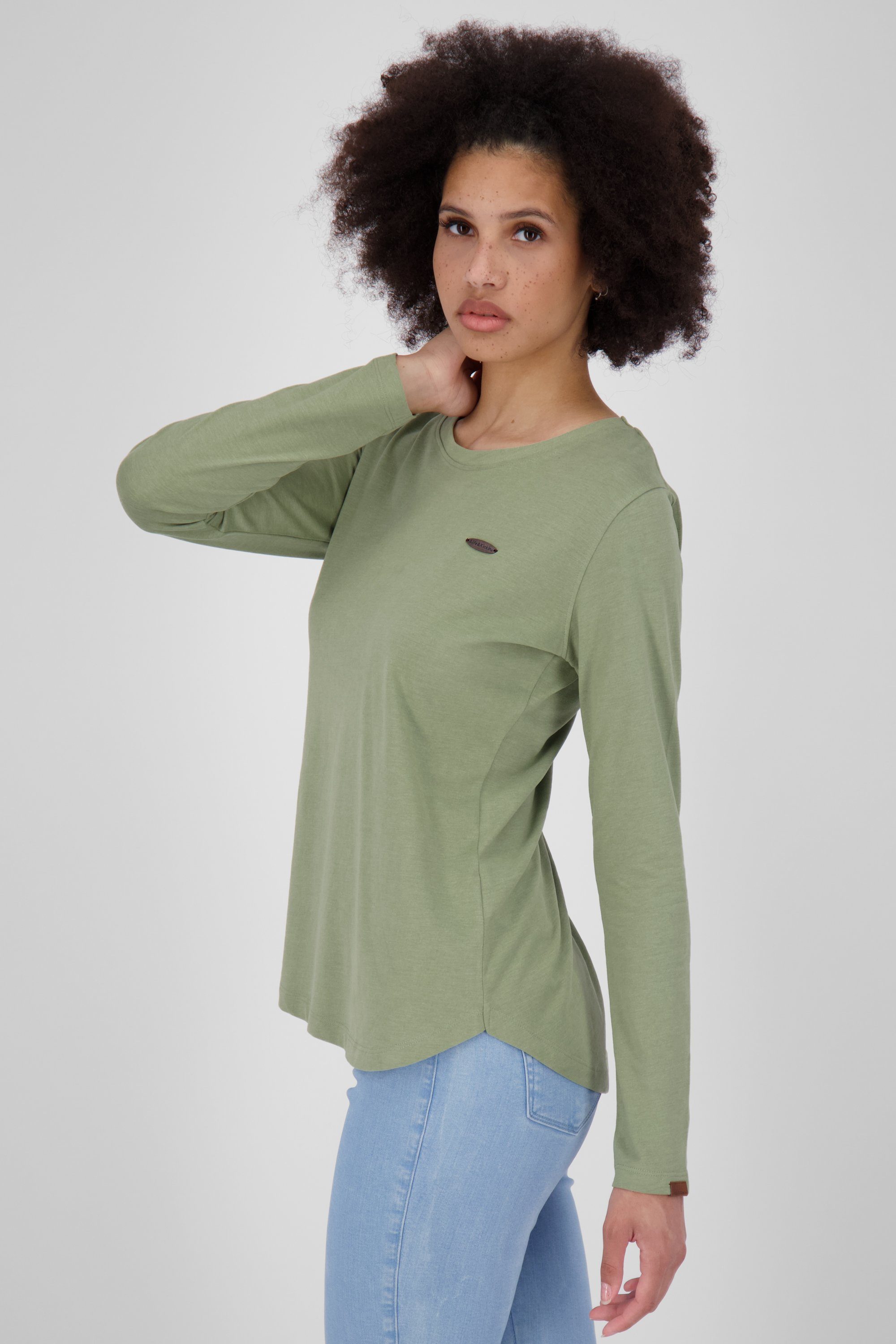 melange Damen LeaAK Longsleeve dust Langarmshirt Kickin A & Langarmshirt Alife