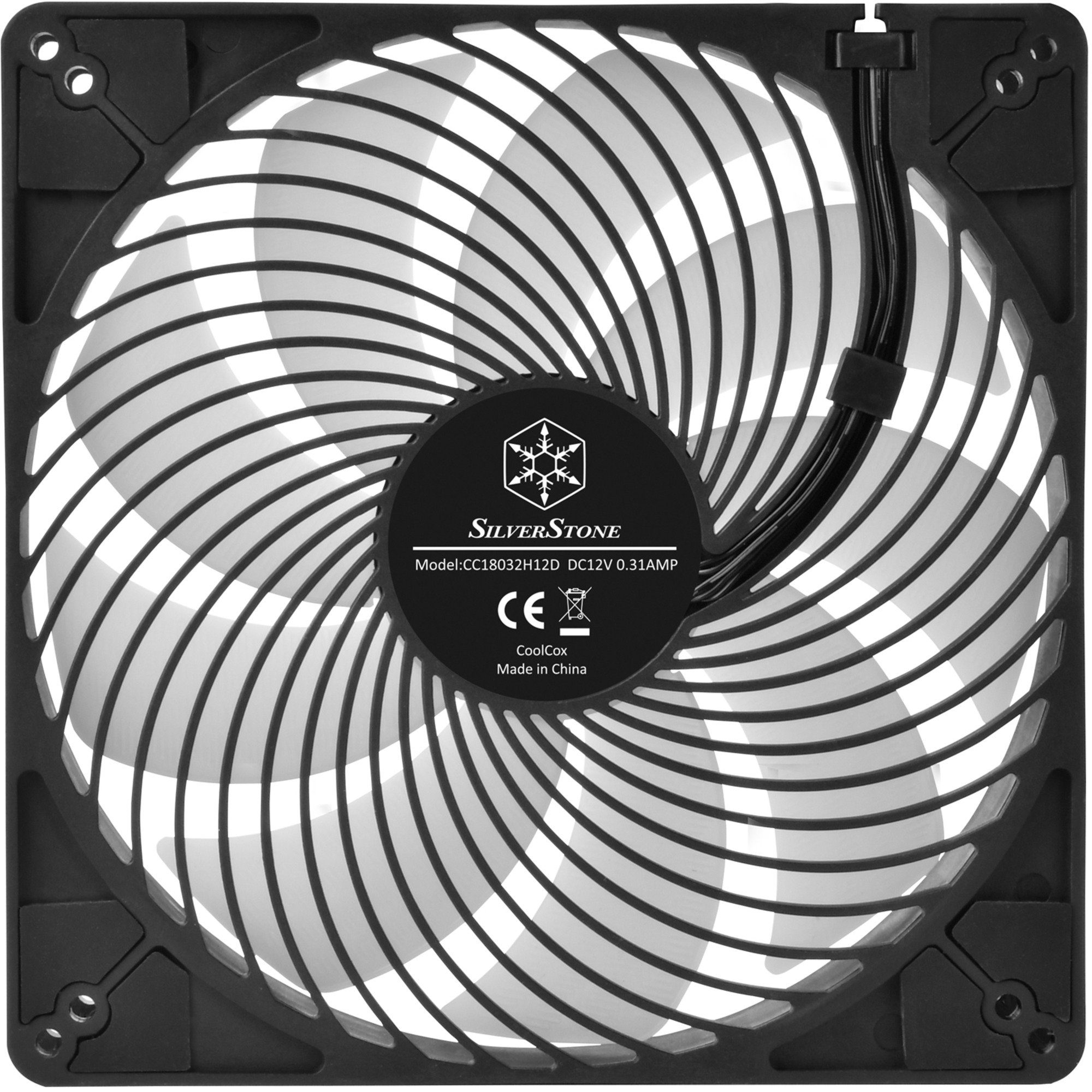Silverstone Gehäuselüfter SilverStone SST-AP184i-ARGB 180x180x32