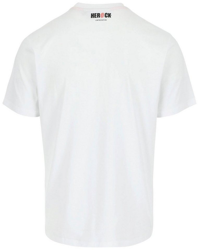 Herock T-Shirt Skullo Limited Edition, Ein kurzärmliges Arbeits-und  Freizeit-T-Shirt mit gestricktem Rundhalsausschnitt