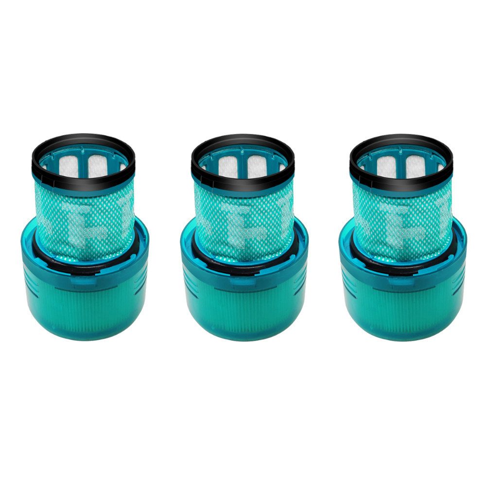 Trade-Shop HEPA-Filter 3x passend für Dyson V10 V11 V12 V15 G5 Detect SV19 VS12, Zubehör für Dyson 970013-02 97001302 DY-970013-02, Ersatz HEPA-Vormotorfilter