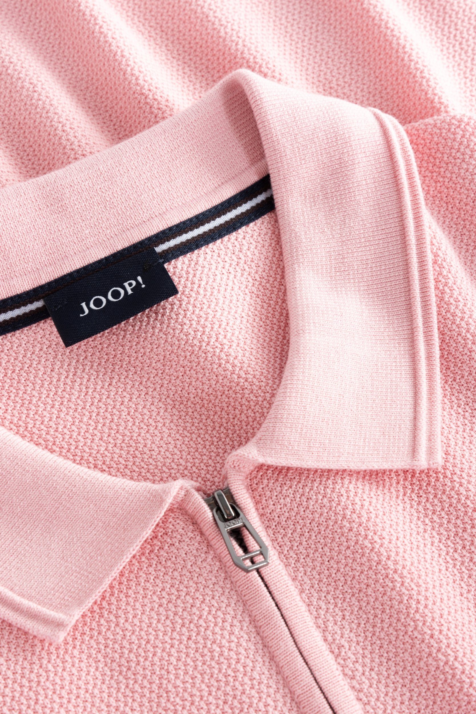 Joop! Baumwoll-Viskose-Poloshirt Vanco Poloshirt (1-tlg) rosa