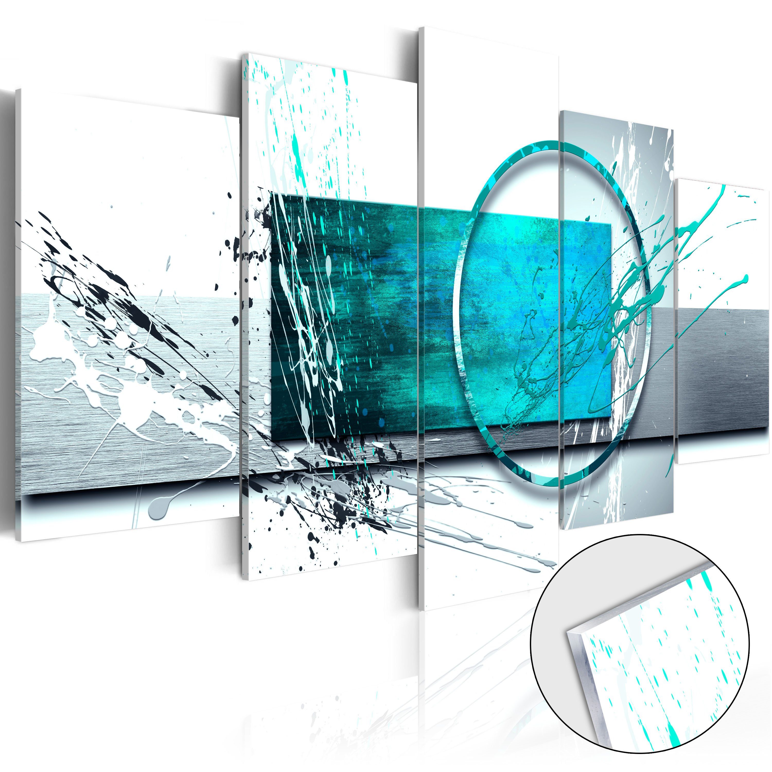 Artgeist Acrylglasbild Turquoise Expression [Glass]