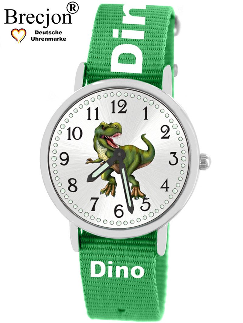 Brecjon Quarzuhr Kinder Armbanduhr Dino Wechselarmband 5ATM, Mix und Match Design - kostenloser Versand
