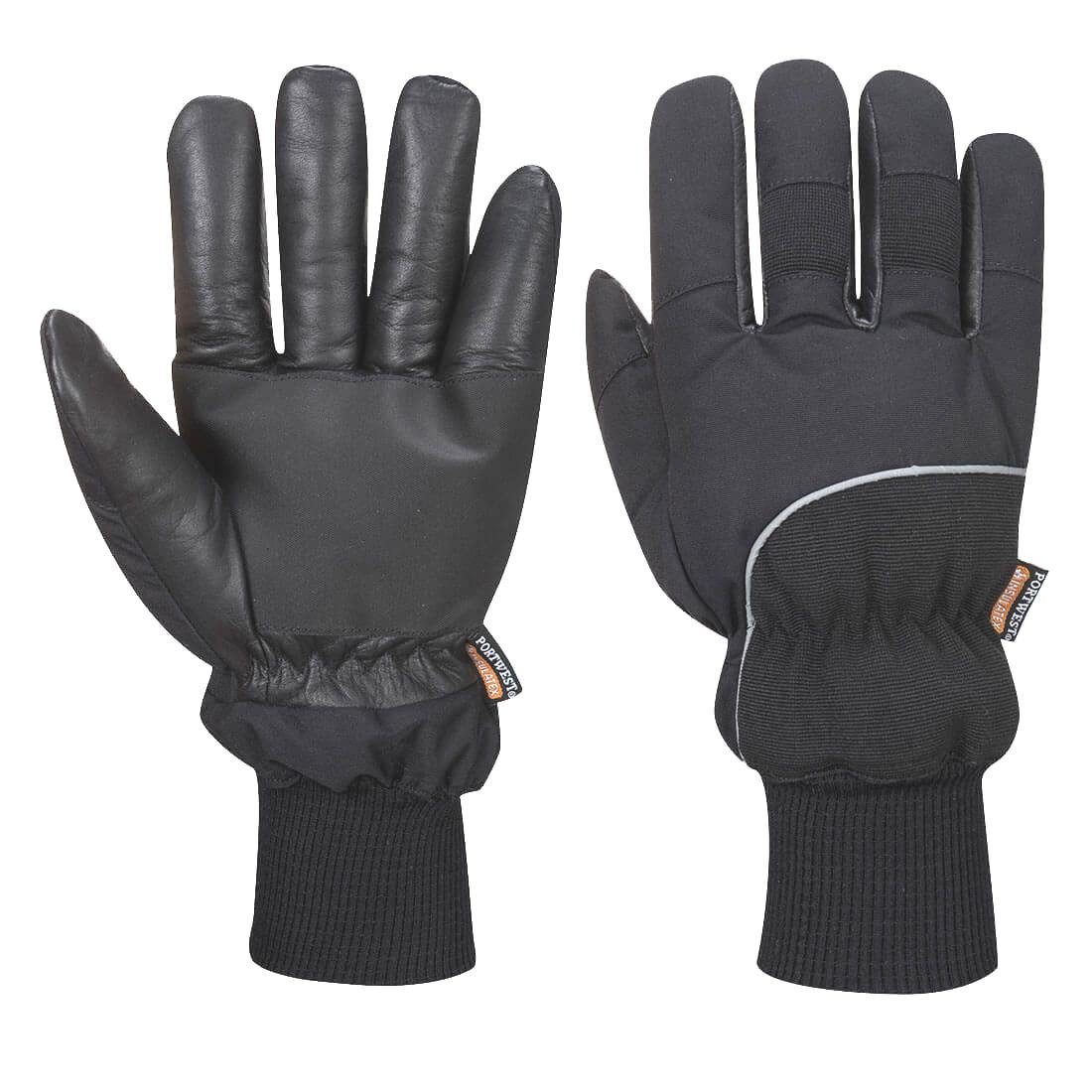 Portwest Winter-Arbeitshandschuhe Apacha Kälteschutzhandschuh Schwarz A751 wasserdichte Membrane