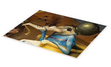 Posterlounge Poster Hieronymus Bosch, Der Garten der Lüste - Die Hölle (Detail), Malerei