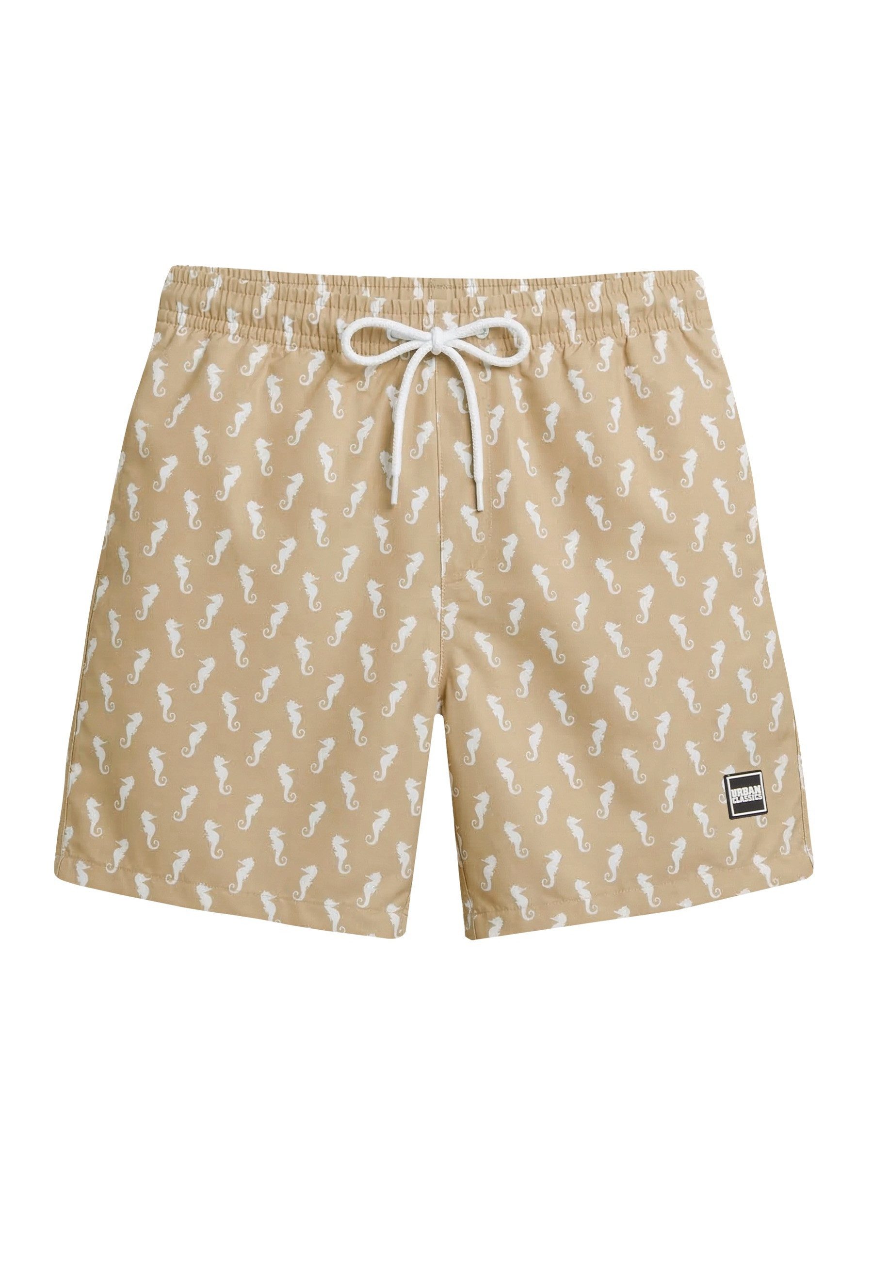 URBAN CLASSICS Badeshorts Urban Classics Herren Pattern Swim Shorts