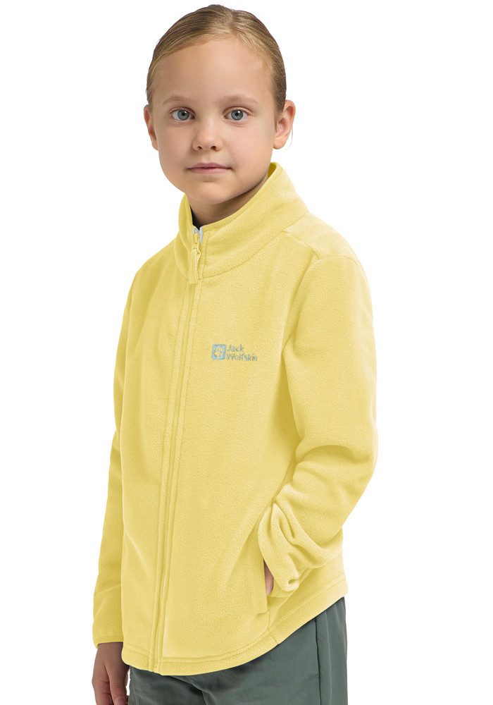 Jack Wolfskin Fleecejacke TAUNUS JACKET K hochschließender Kragen, mit Reißverschluss, atmungsaktiv – Bild 3 von 5