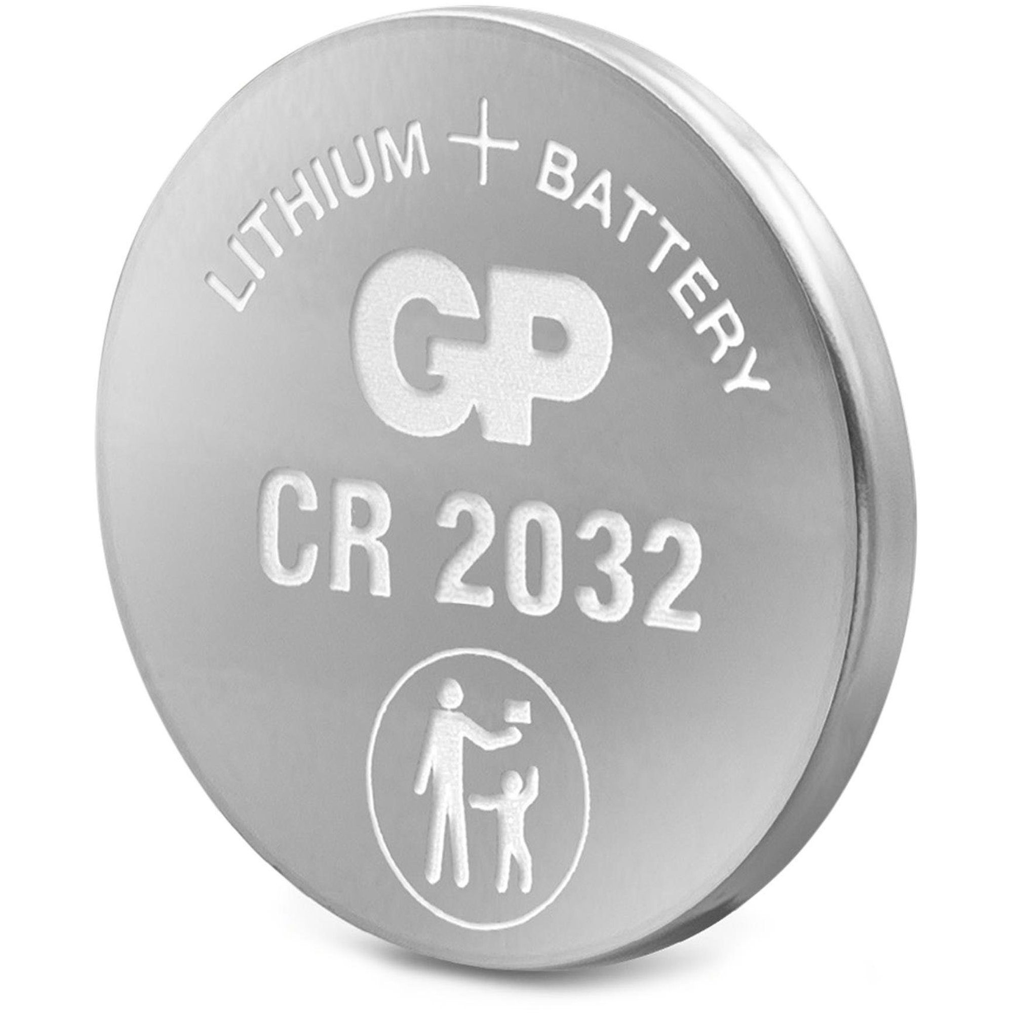 GP Batterie, Lithium 3V Stück Knopfzelle 10 (3,0 CR2032 Batteries V) GP