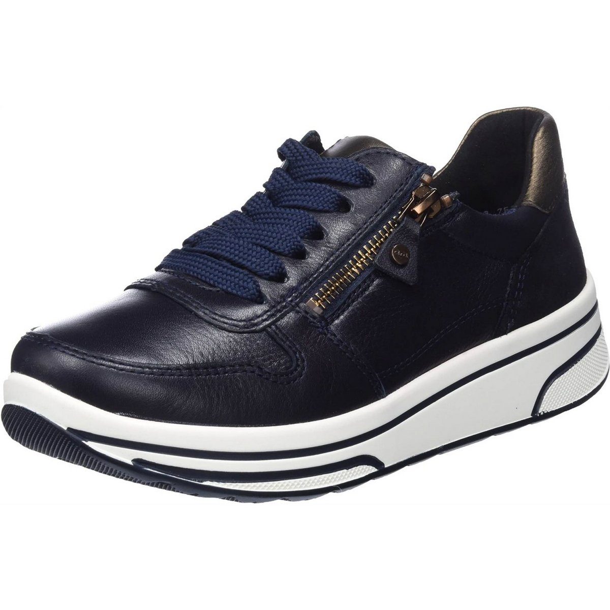 Freizeit Schnürer für Damen in blau Sneaker