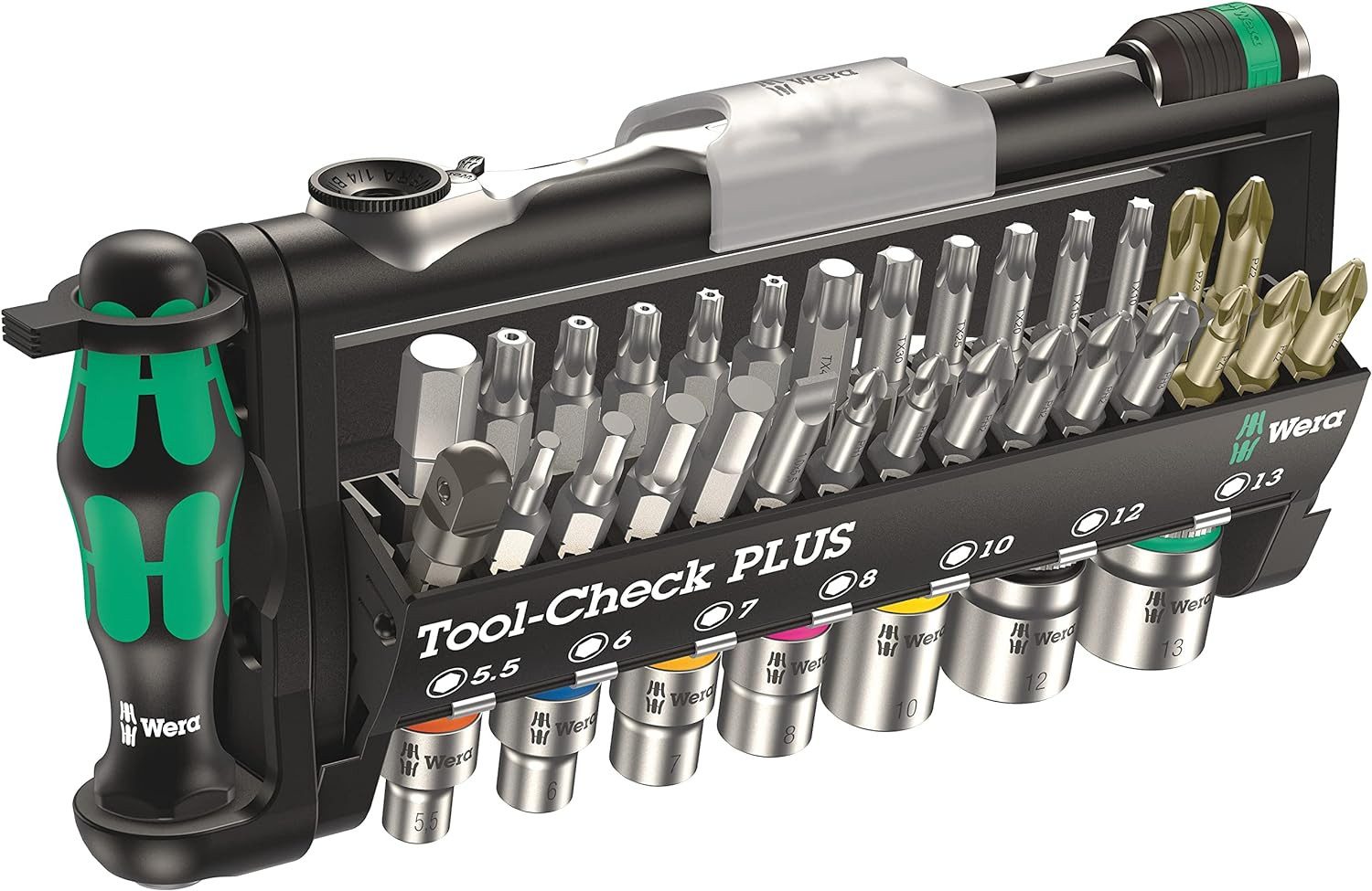 Bit-Set Tool-Check Plus Bits-Sortiment Set 39-teilig - Handwerkzeug - schwarz