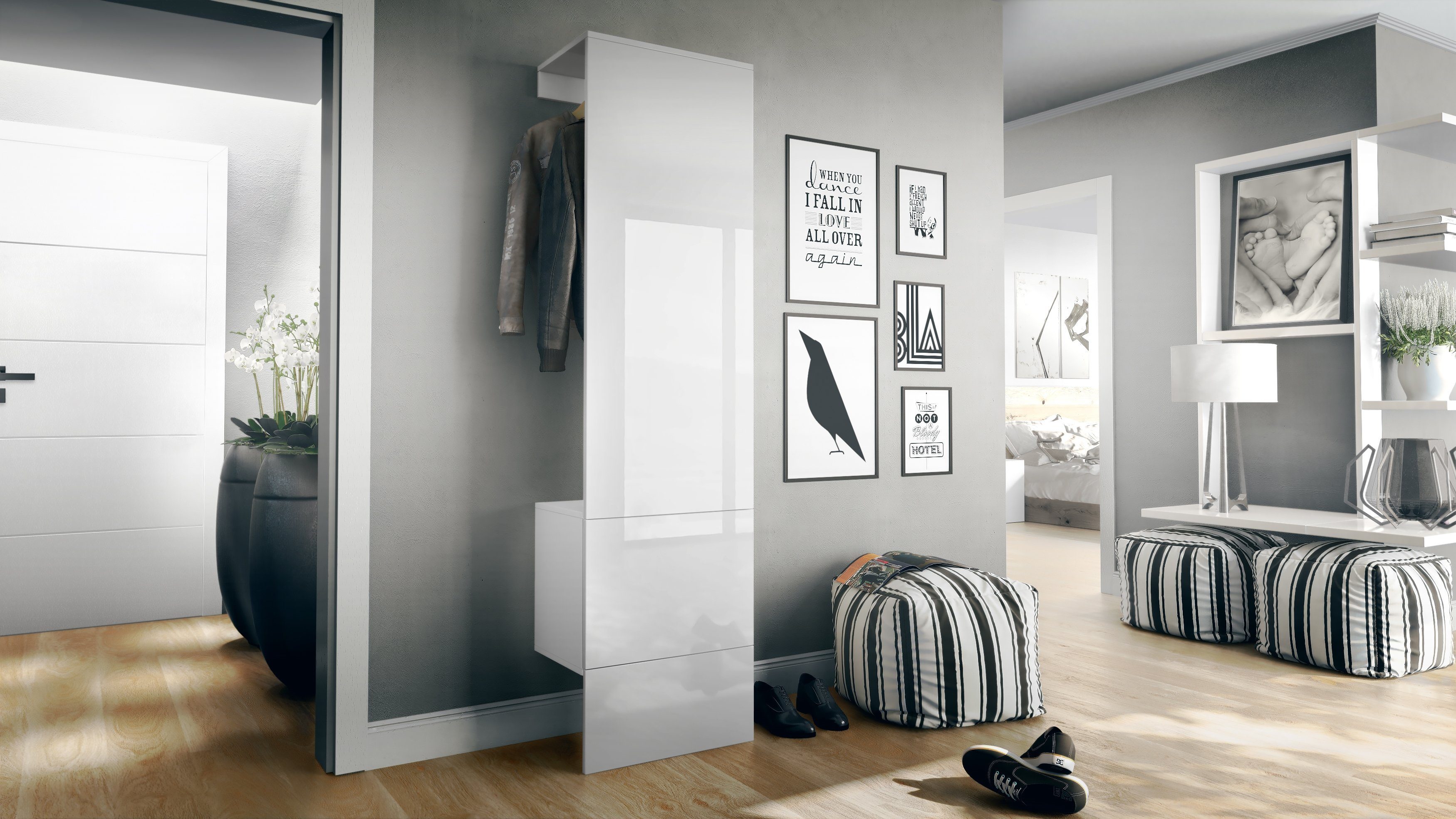 Vladon Garderoben-Set Carlton Set 5, (Wandgarderobe günstig online kaufen