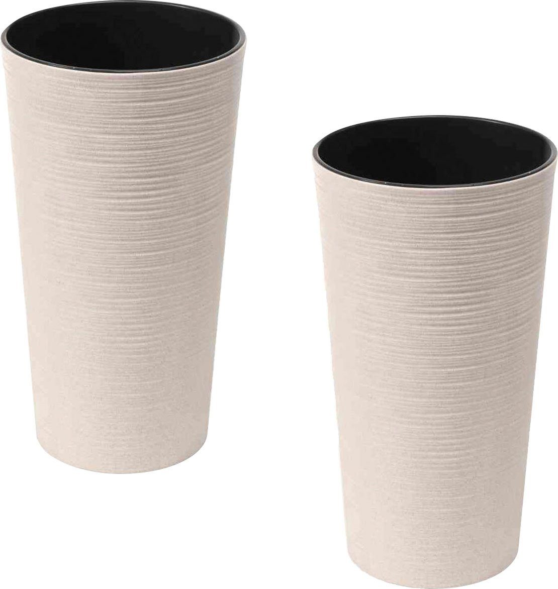 Siena Garden Pflanzkübel (2 St), Rillenoptik, günstig online kaufen