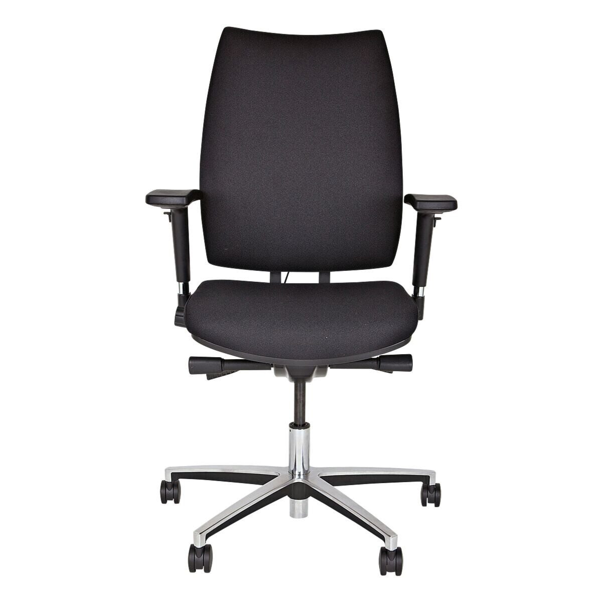 Bisley Schreibtischstuhl Upscale, mit verstellbaren Armlehnen und Lordosenstütze