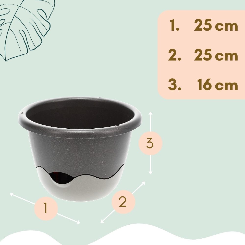 GarPet Blumentopf 2x Blumentopf Hängeampel Blumenampel günstig online kaufen