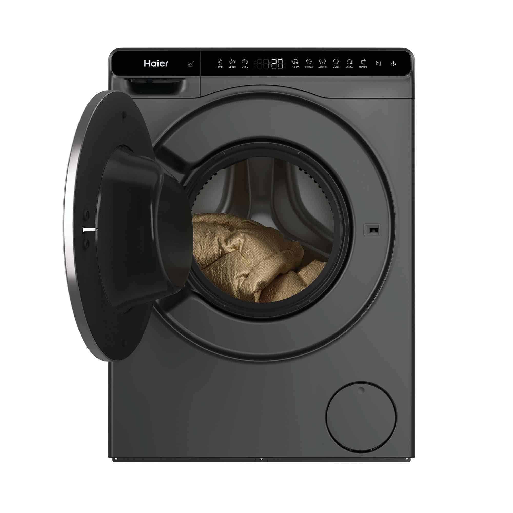 Haier Mini-Waschmaschine HW50-BP12307GU1, 5 kg, 1200 U/min, Selbstreinigung dank Smart Dual Spray