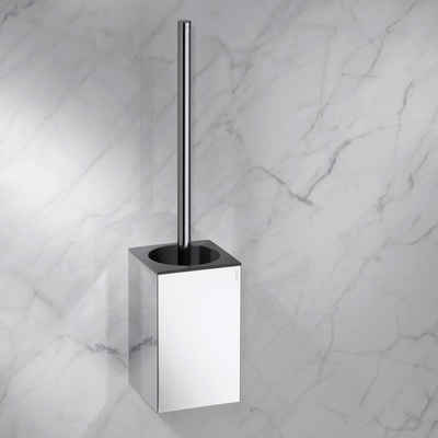 Keuco WC-Reinigungsbürste Edition 90, Toilettenbürstengarnitur aus Metall, WC-Bürste mit