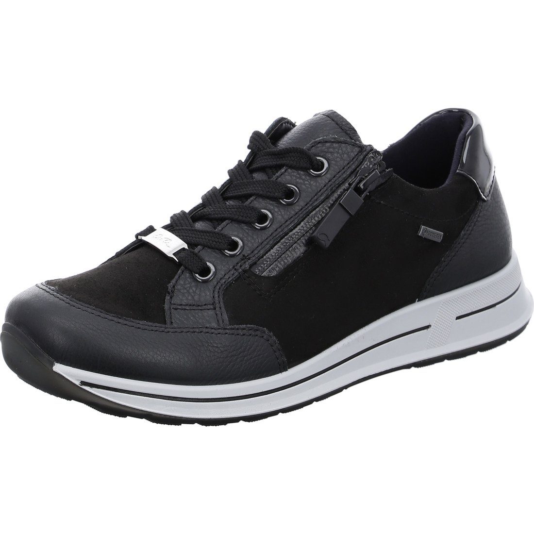 schwarz Osaka Schnürschuh Ara Schnürschuh Schuhe, Damen Leder 046738 - Ara