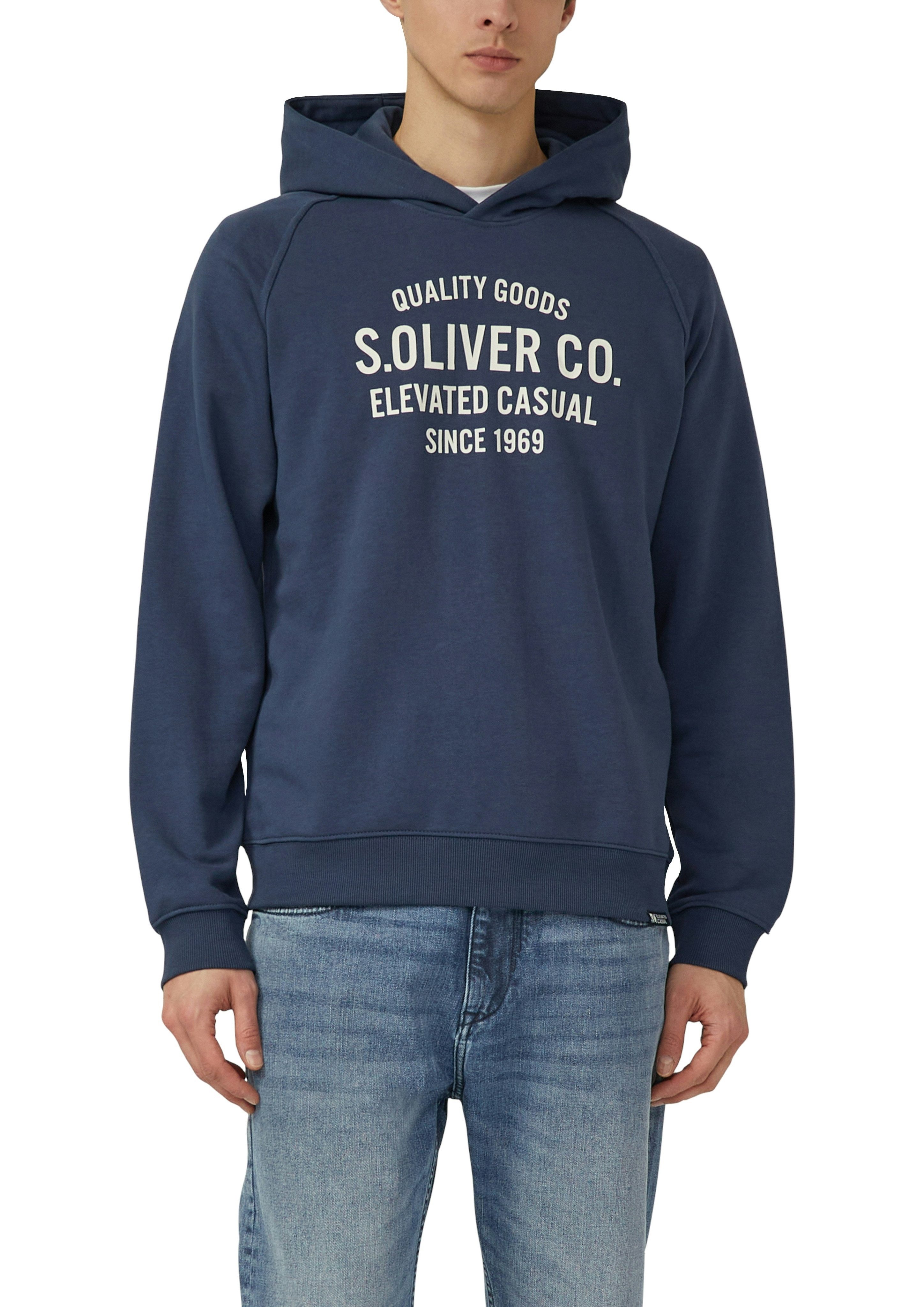 s.Oliver Hoodie mit Logo Print