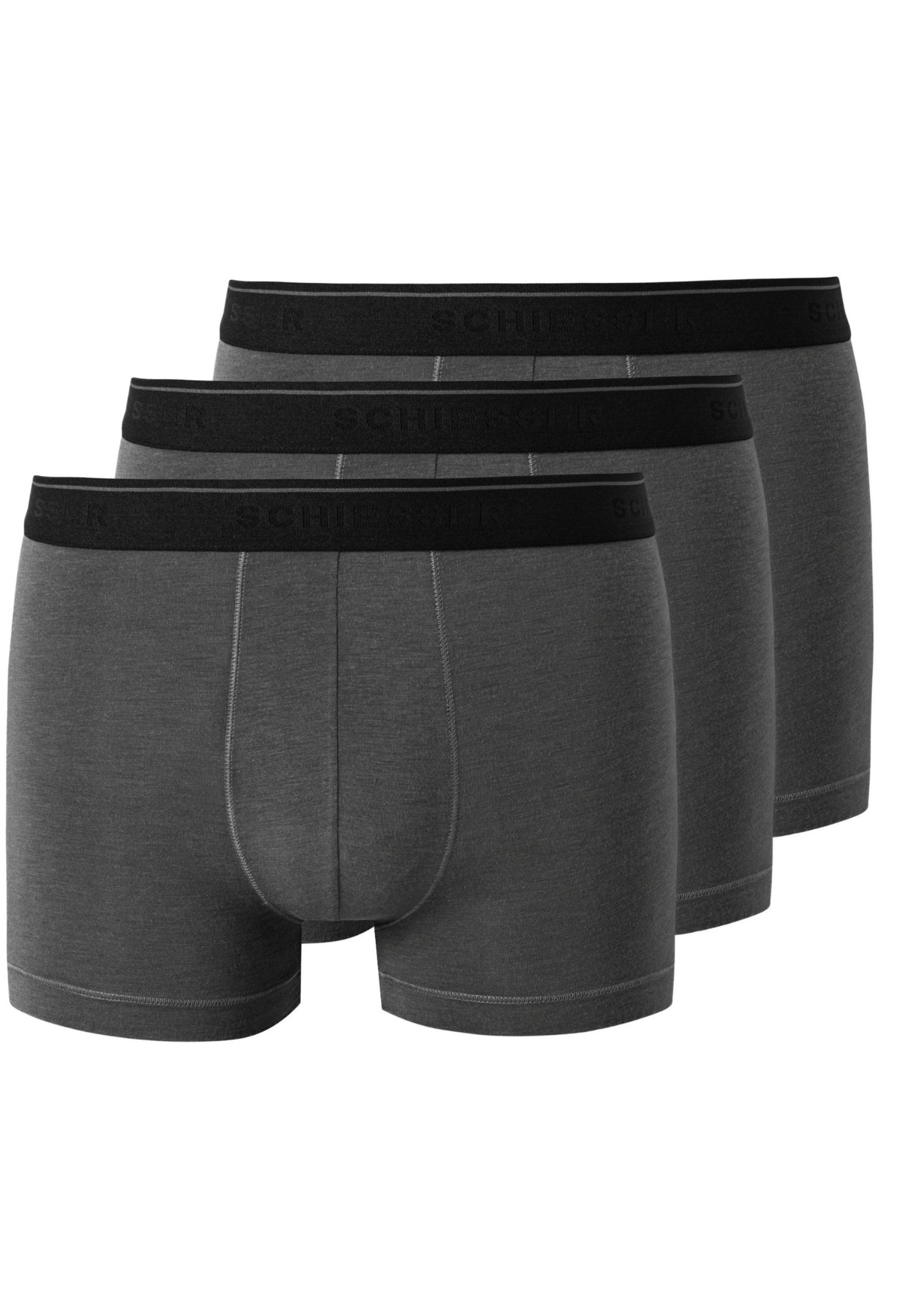 Wäsche/Bademode Boxershorts Schiesser Retro Boxer 3er Pack Personal Fit (3 Stück) Shorts - Ohne Eingriff - Körpernahe Shorts für