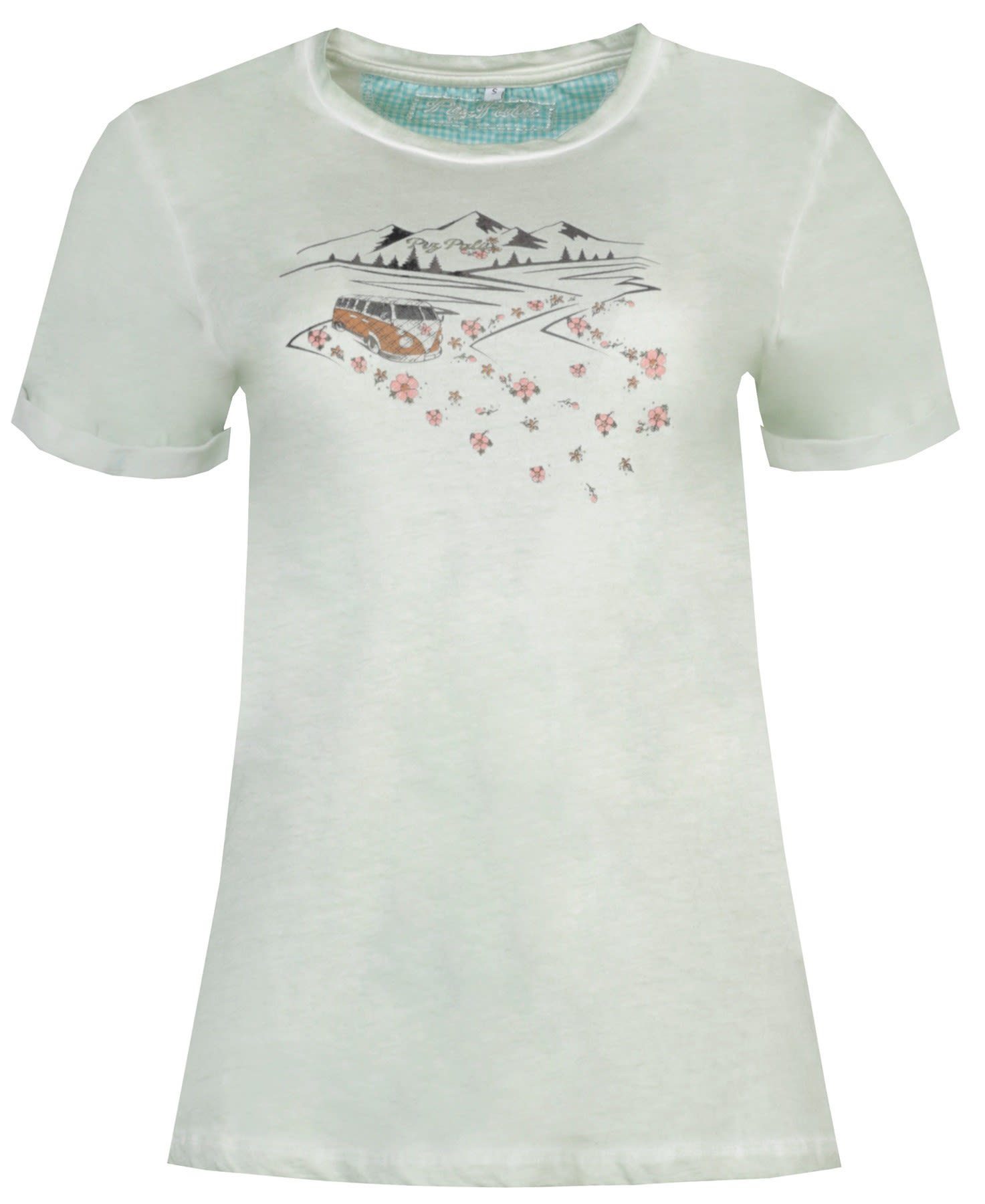 Damen Palü Gletschergrün Piz Marktbergel Piz Palü T-Shirt W Kurzarm-Shirt