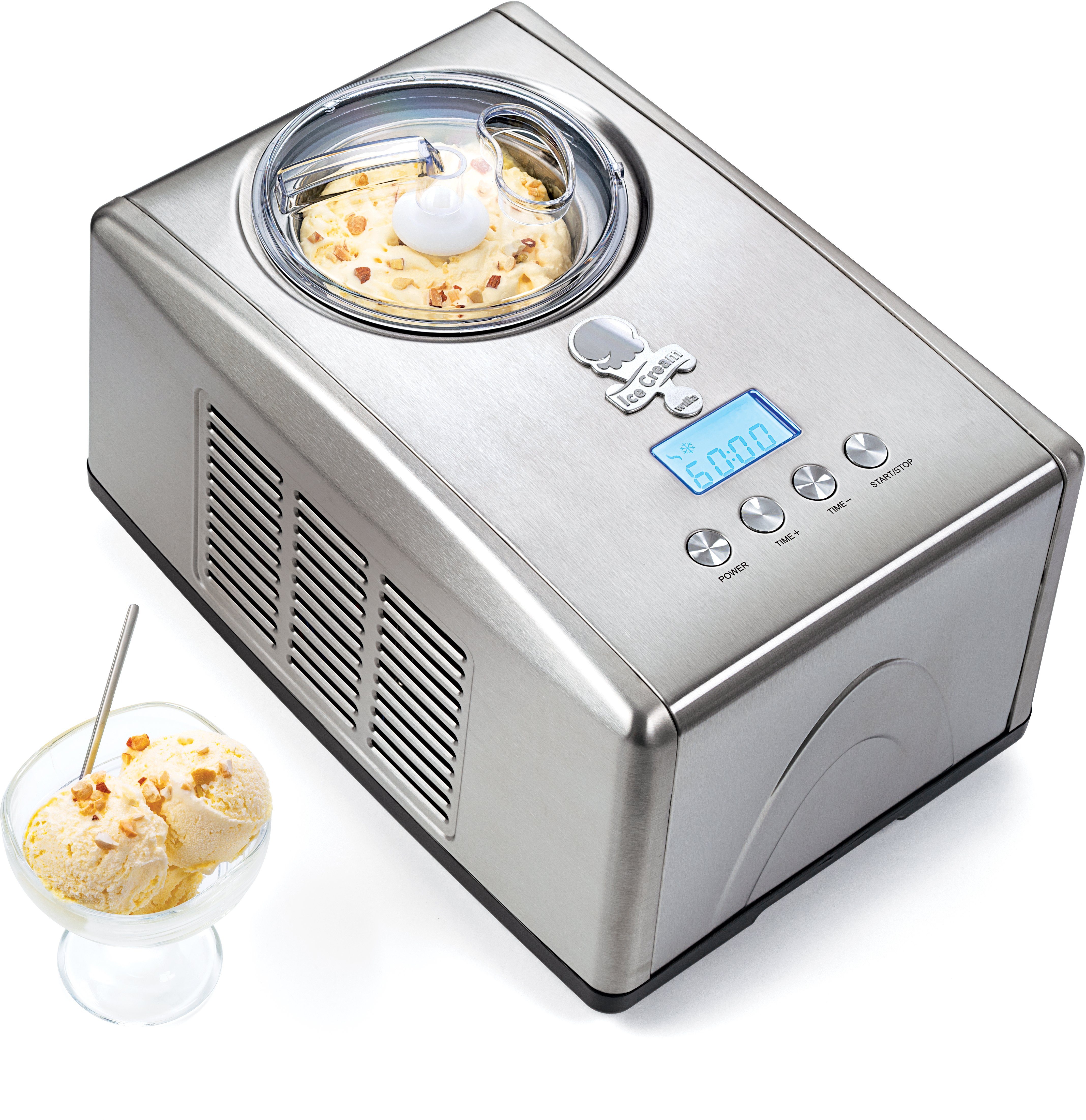 wilfa Küchenmaschine, 150 W, 1,5 l Schüssel, bereitet Eis, Sorbet und Frozen Yogurt zu
