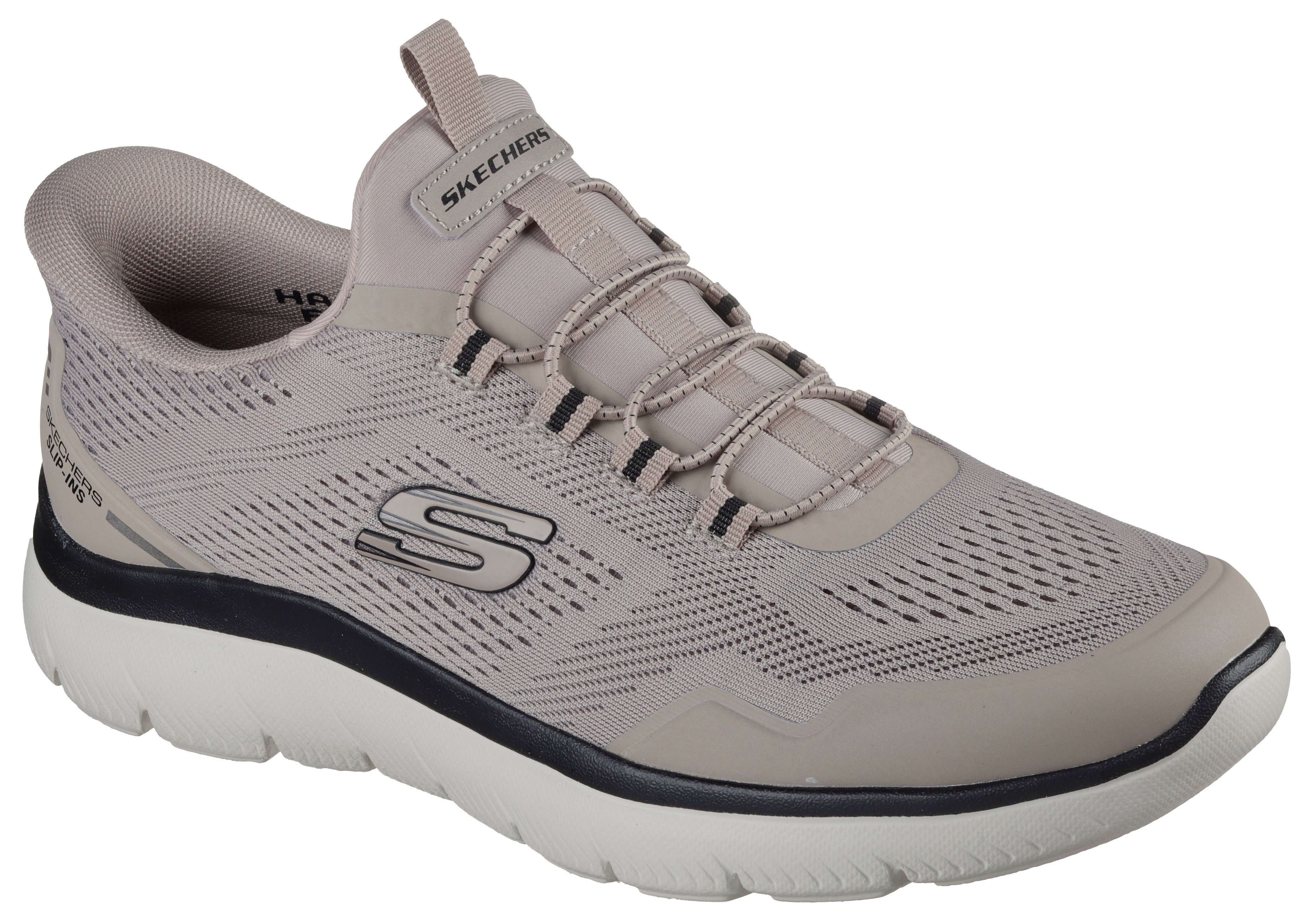 Skechers SUMMITS Slip-On Sneaker Freizeitschuh, Schnürschuh mit Memory Foam