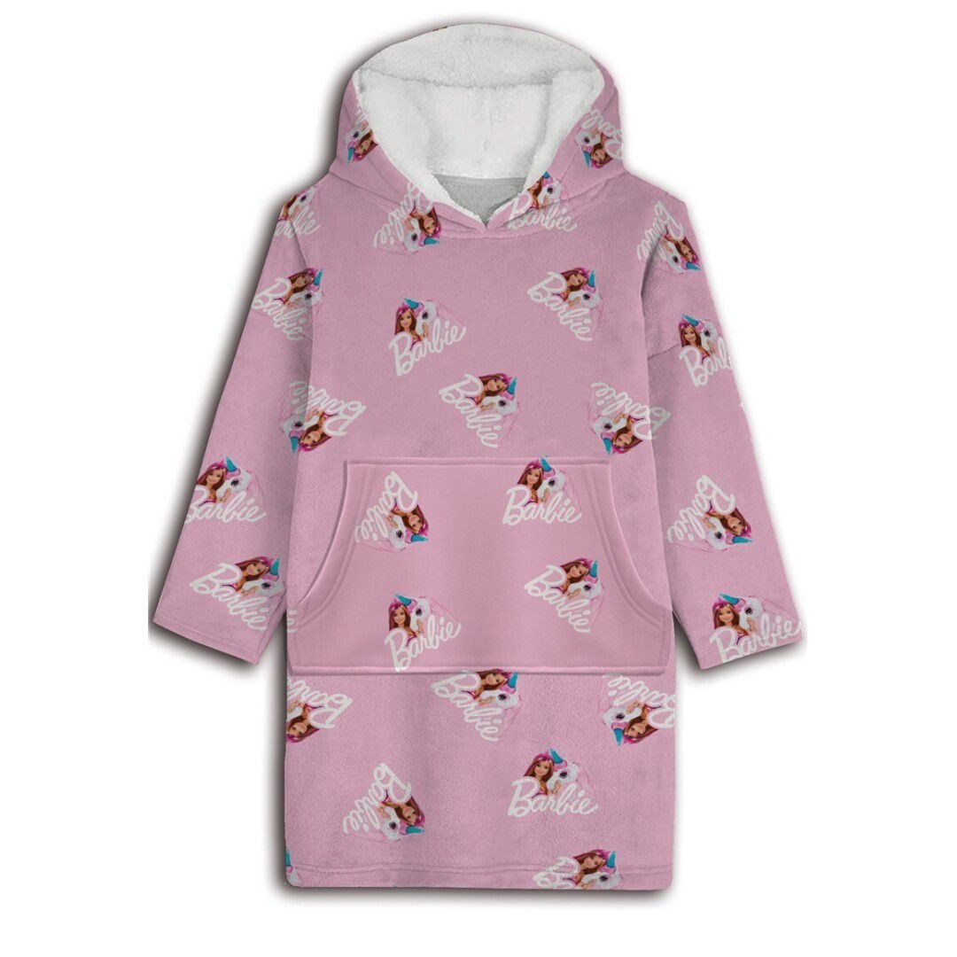 Barbie Hoodie Barbie Hoodie-Decke – Warm Pullover für zu hause