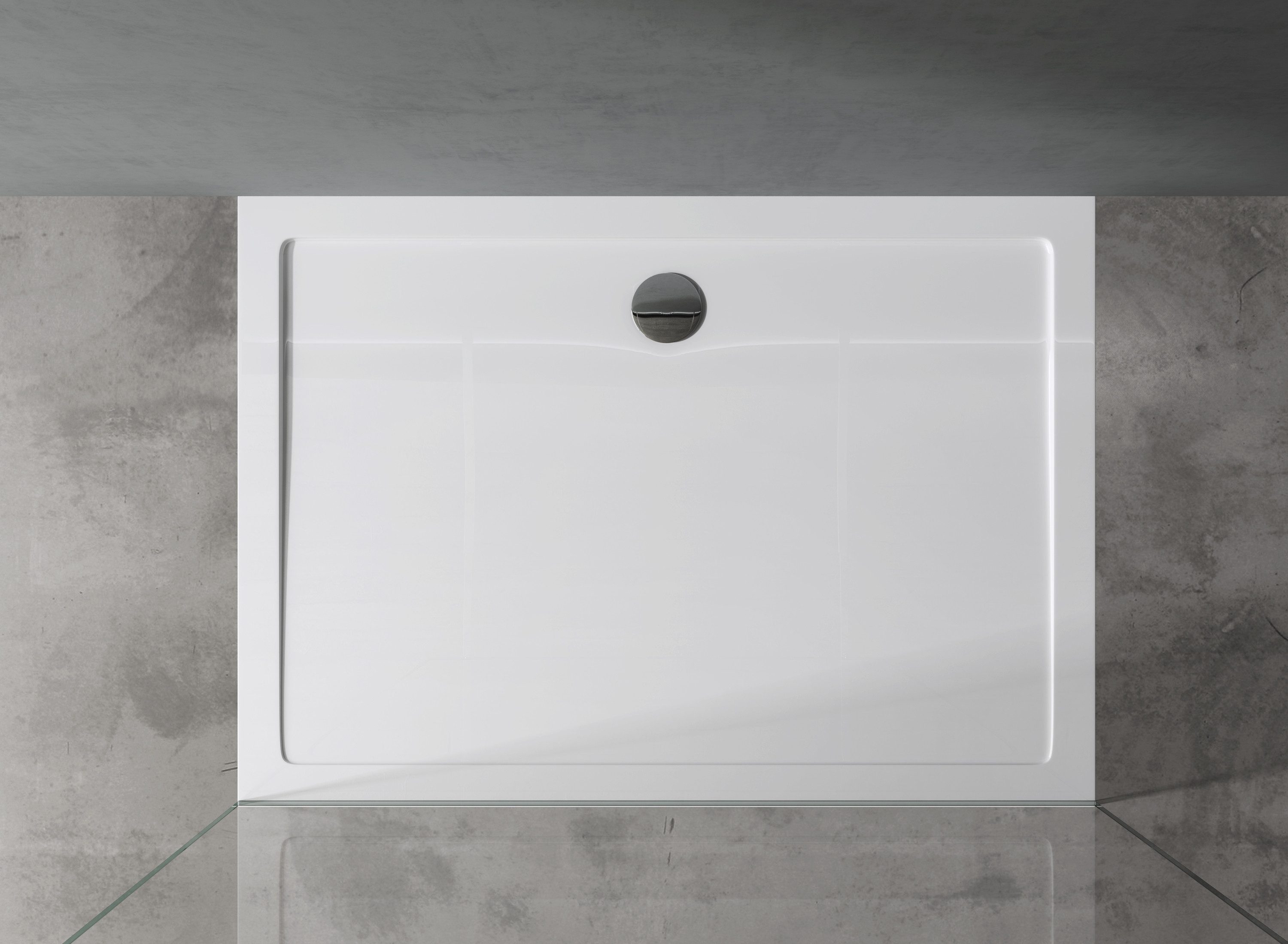 doporro Duschwanne Duschtasse flach inkl. Ablaufgarnitur aus Acryl DIN-Ansc günstig online kaufen