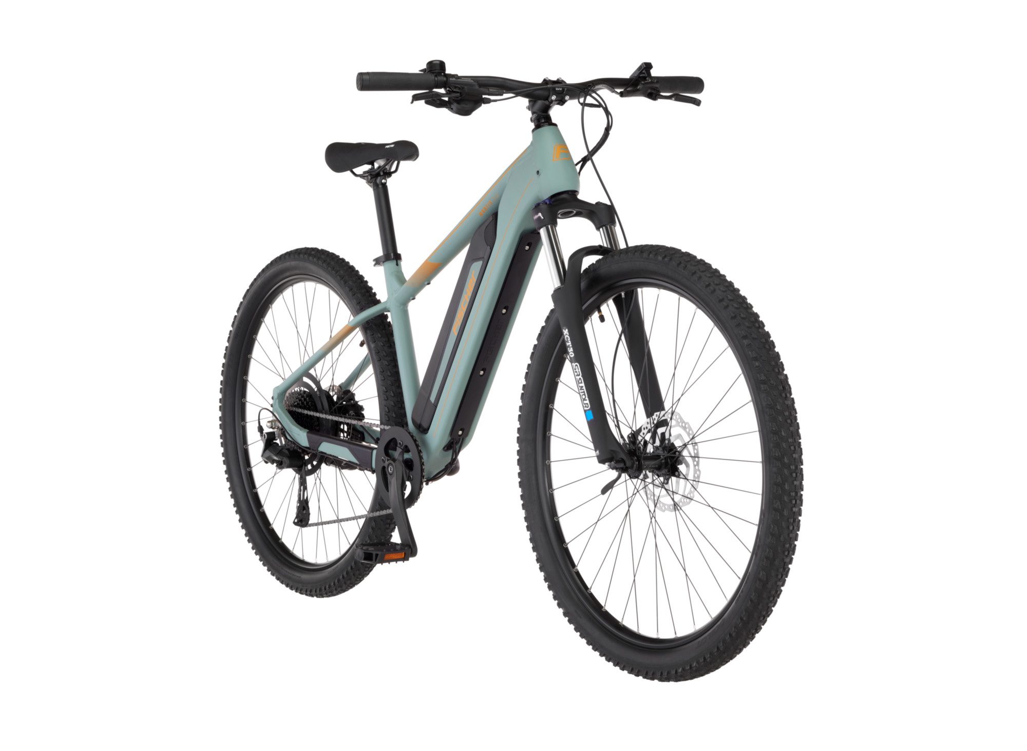 FISCHER Fahrrad E-Bike Mountainbike MONTIS 2.2 688 ACTIVE, 10 Gang Shimano Cues RD-U6020-10 Schaltwerk, Heckmotor, 688 Wh