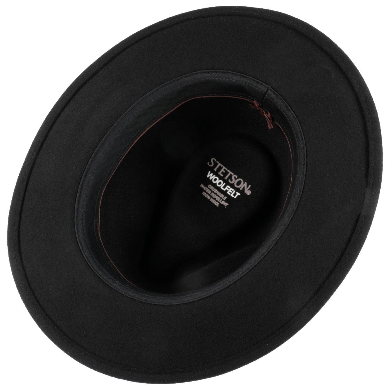 schwarz Futter Filzhut Stetson mit (1-St) Filzhut