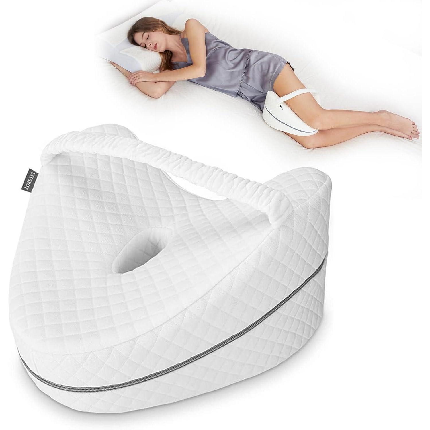 LuxusKollektion Seitenschläferkissen Ergonomisches Memory Foam Kniekissen f günstig online kaufen