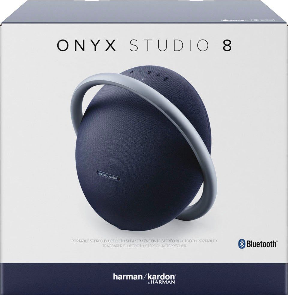 8 Onyx Studio blau Bluetooth-Lautsprecher W) Harman/Kardon (50