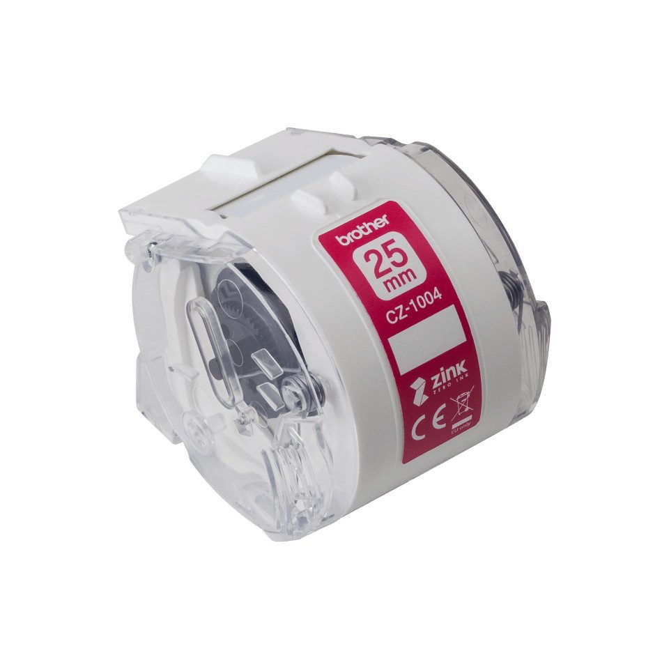 Brother Farbetikettenrolle CZ-1004 BxL 25mm x 5m Tintenpatrone