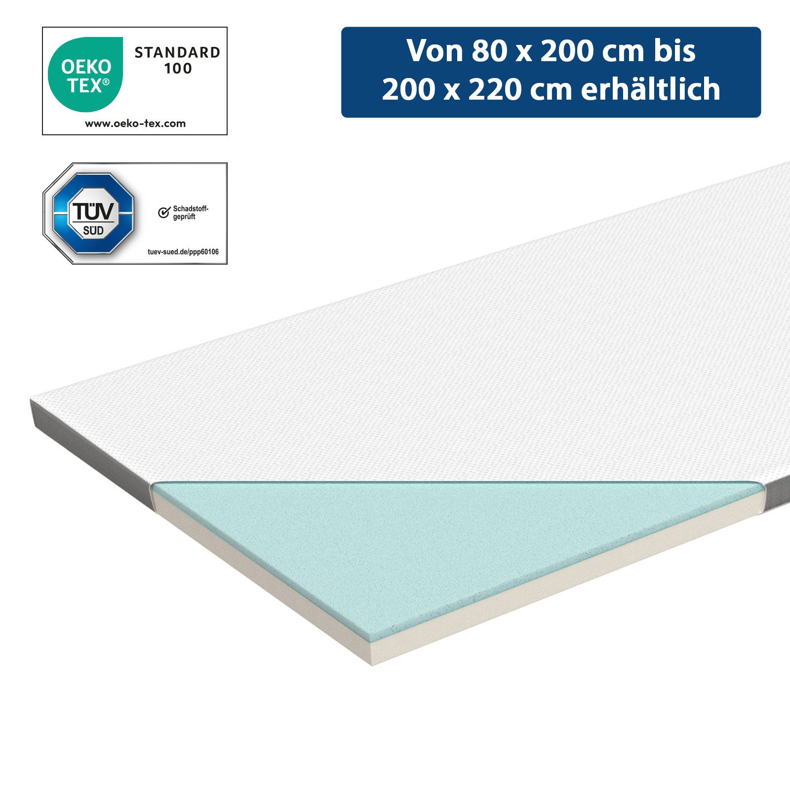 Genius, Topper EaZzzy Topper Trend 180x200 cm 140x200 cm und weitere Größen günstig online kaufen